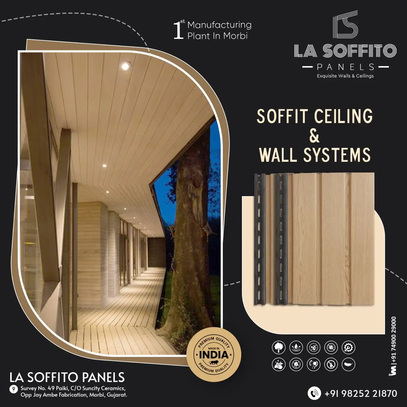 Image from IBAIS MEDIA-HARDWARE: *Decorative Soffit Ceiling & Wall System* *Distributors Enquiries Sol...