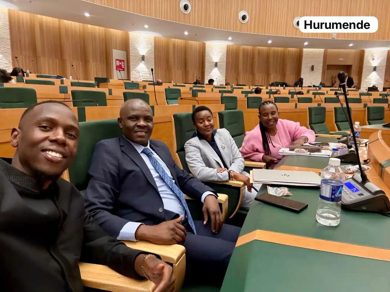 Image from Hurumende News Hub: Deputy Ministers in Parliament yesterday doing the Lords work during q...