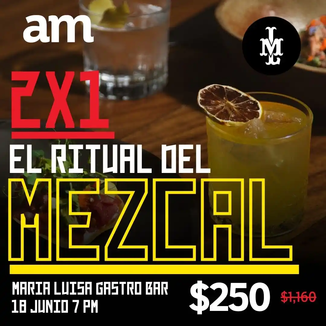 Image from Periódico AM  📰 Última Hora : 🥃 ¡Descubre El Ritual del Mezcal con AM al 2X1! Una experiencia senso...