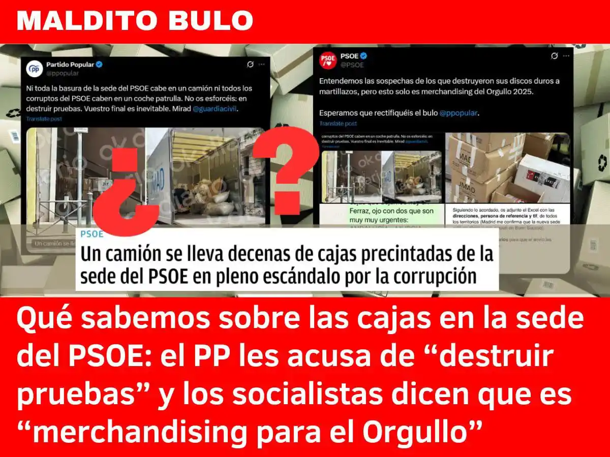 Image from Maldita.es: 💬 Desde su cuenta oficial de Twitter (ahora X), el Partido Popular co...
