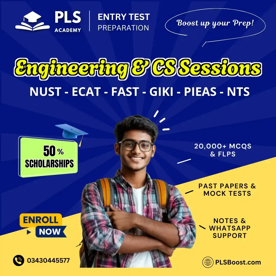 Image from Pak Learning Spot - PLS Academy: Do you want to secure admissions in top Engineering & CS courses in NU...