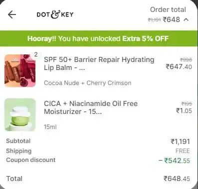 Image from 📢 AsliSKP x Hidden Discount Deals & Offers 🤑 🛍️: 🥰 DOT&KEY LOOT : 4 X SPF 50+ Barrier Repair Hydrating Lip Balm @648 ...