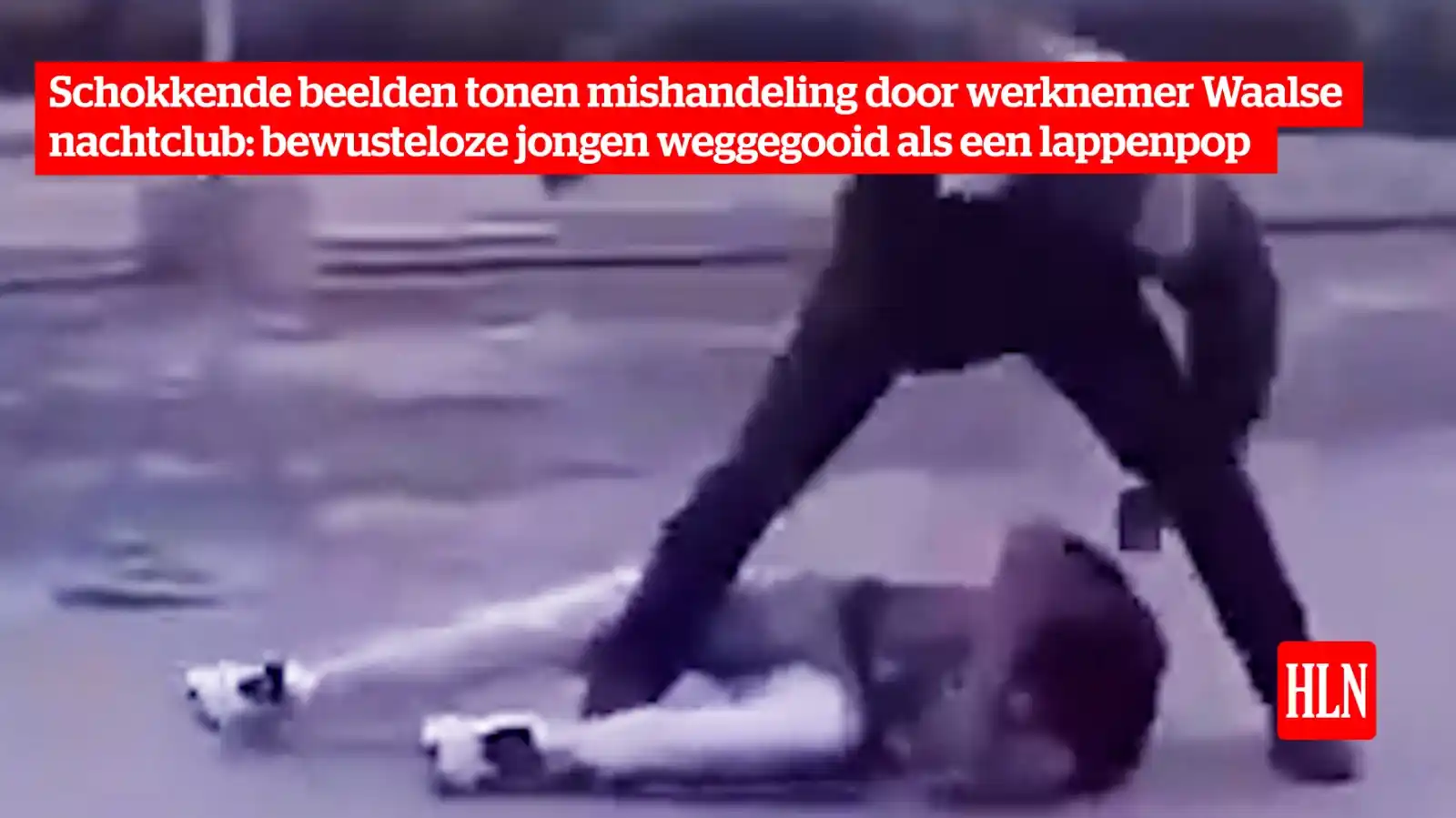 Image from HLN.be: Een ruzie aan een nachtclub is compleet uit de hand gelopen in Pecq, i...