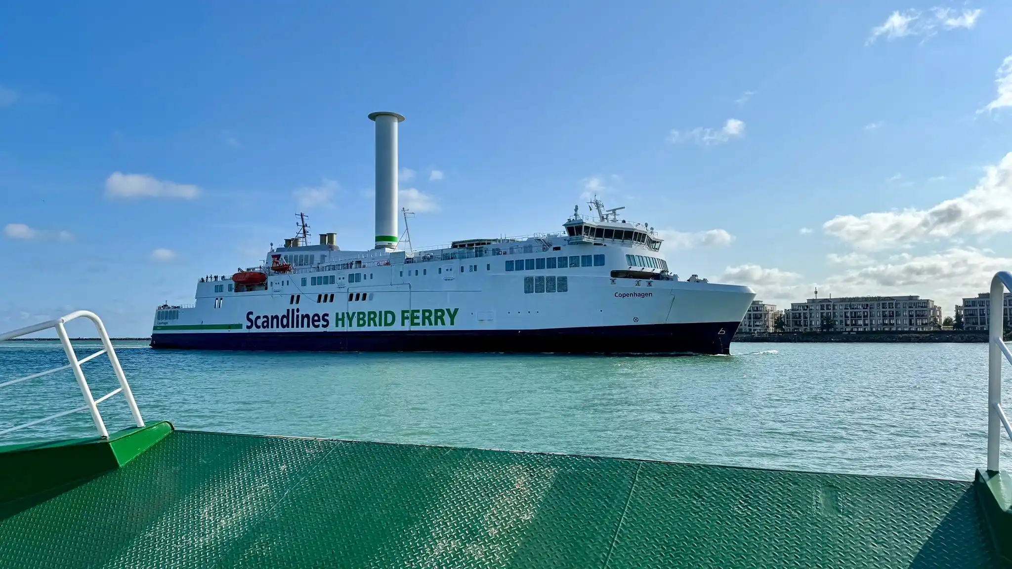 Image from Nie RADlos: Eine Hybridfähre der Fa. Scandlines…die durch den Einsatz des Rotorseg...