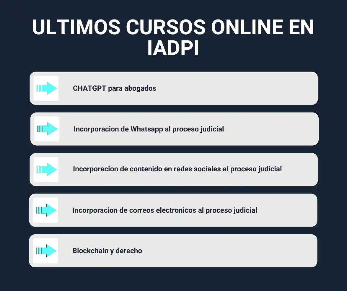 Image from IADPI: *¡En IADPI capacitate a tu ritmo y tiempo!* *Ultimos cursos publicado...