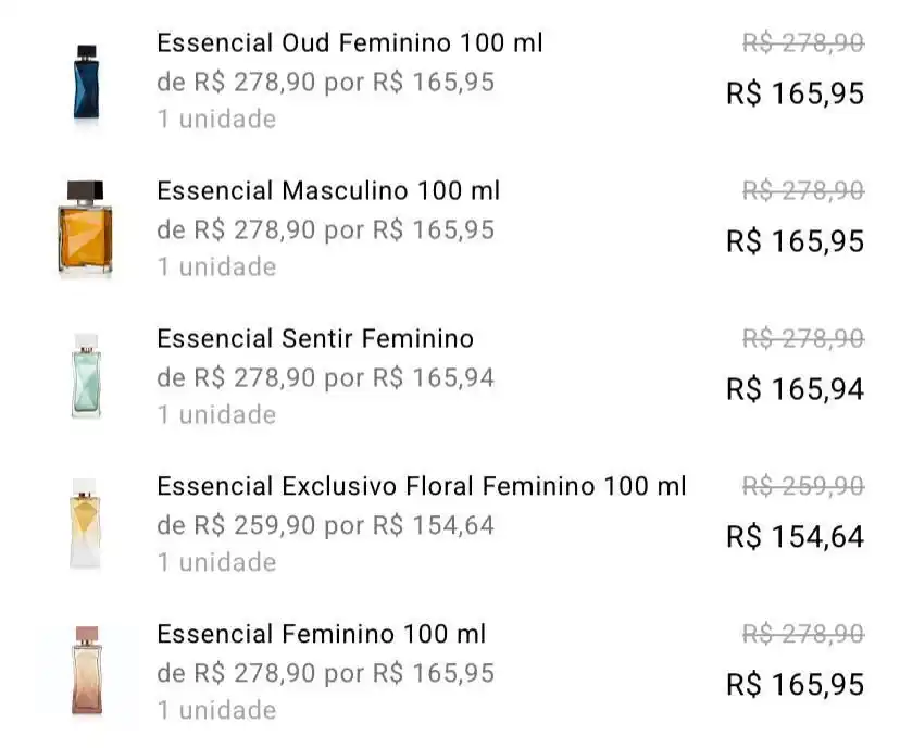 Image from Achados Da Jú - Cupons e Promoções 🩷: *Essencial saindo por R$154,60 🤯* 🚨 *DESCONTO PROGRESSIVO* - 2 ite...