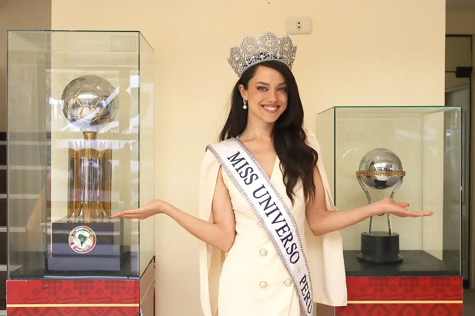 Image from Club Cienciano: ✨ Felicitamos a la nueva Miss Perú, Karla Bacigalupo, por este gran lo...