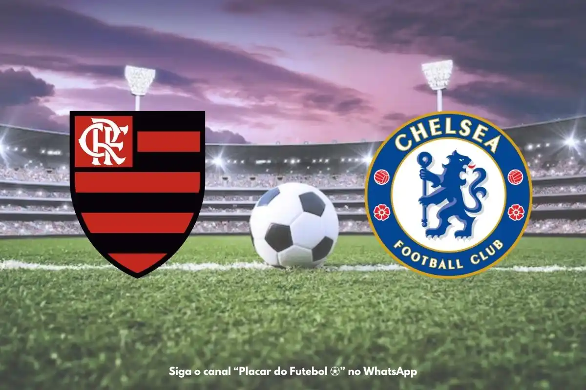 Image from Placar do Futebol ⚽: ⚽ Flamengo (🇧🇷) x Chelsea (🏴󠁧󠁢󠁥󠁮󠁧󠁿) 🏆 Copa do Mundo de Clube...