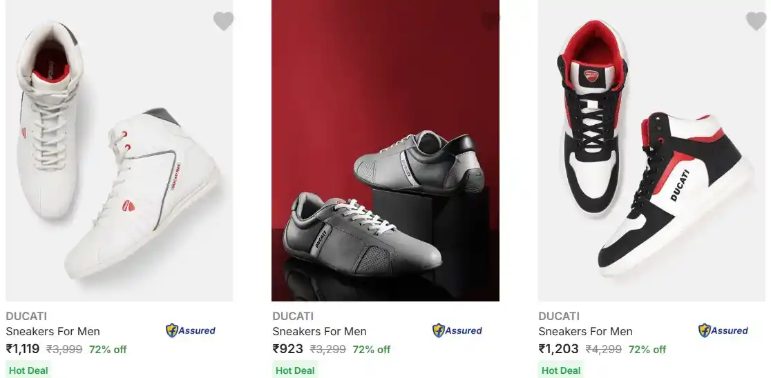 Image from 📢 AsliSKP x Hidden Discount Deals & Offers 🤑 🛍️: 🛍️ Flipkart : Up to 75% Off on Ducati Shoes 👉https://fkrt.cc/gw7fUu...