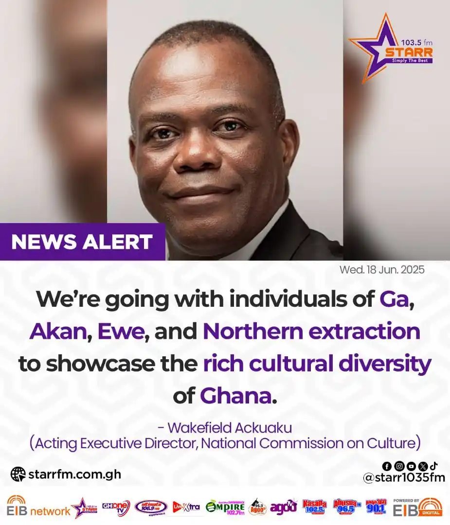 Image from Starr 103.5 FM: Ghana’s cultural mosaic shines as Ga, Akan, Ewe, and Northern communit...
