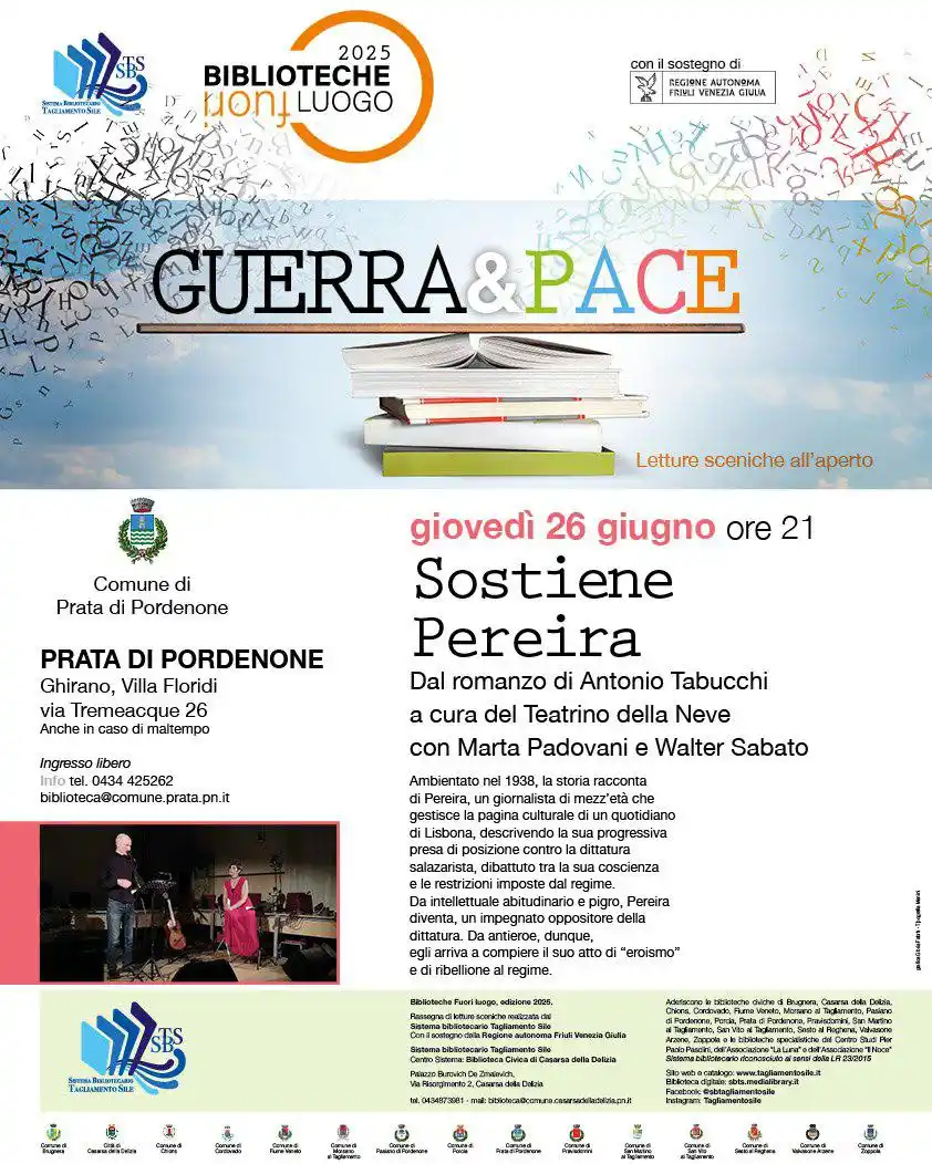 Image from Ortoteatro: giovedì 26 giugno ore 21 Villa Floridi - Ghirano di Prata di Pordenone...