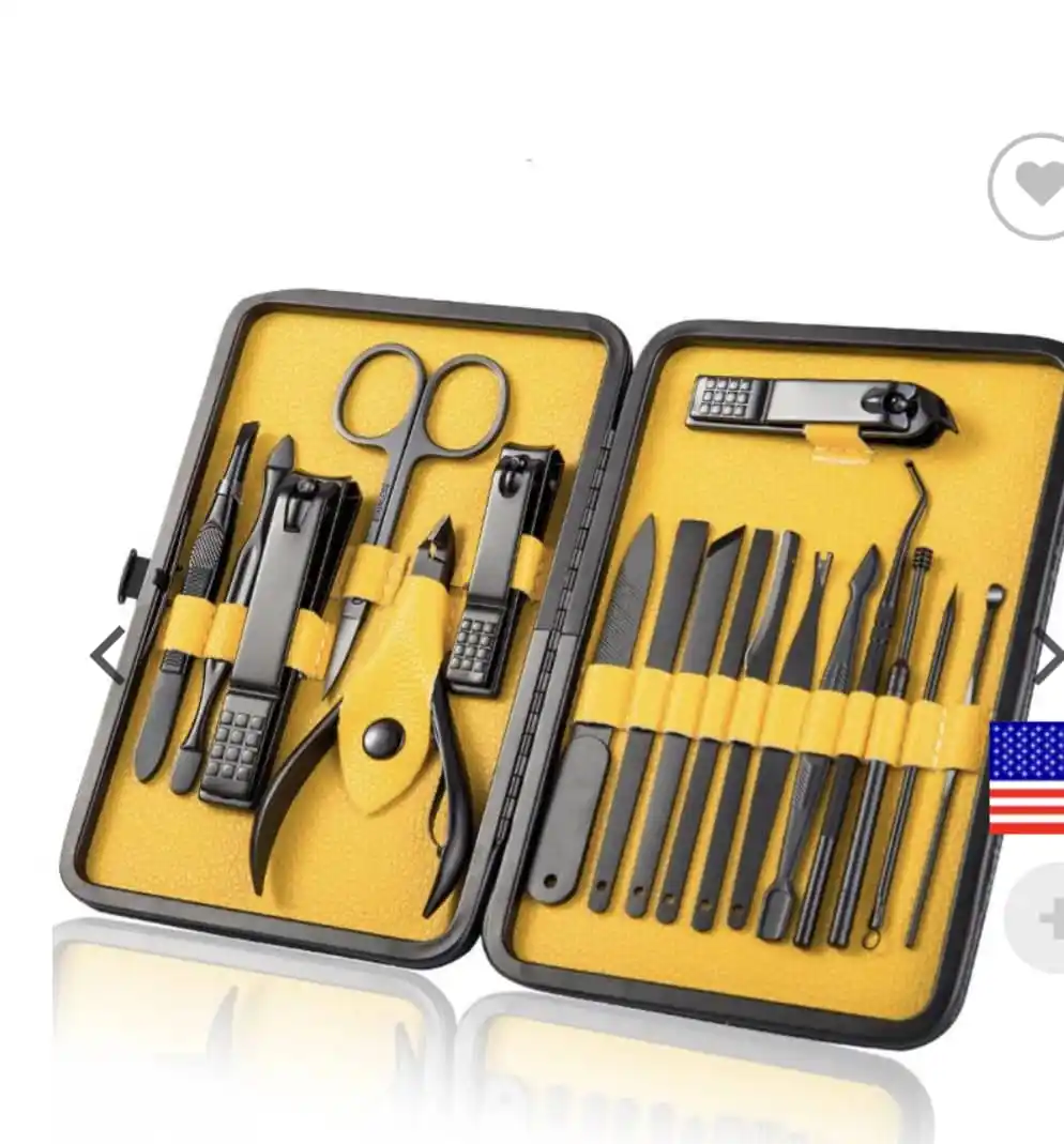 Image from VILLAGE TECH: *Green Lion 18-in-1 Manicure Pedicure Nail Clipper Kit Set* 🍃Easy to...