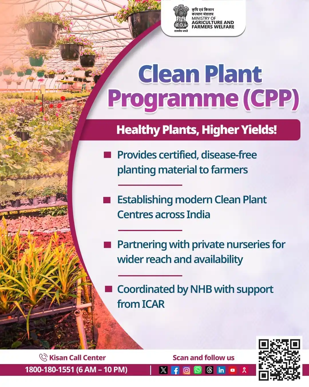 Image from AgriGoI: Healthy Plants for a Healthier Harvest! The Clean Plant Programme (CP...