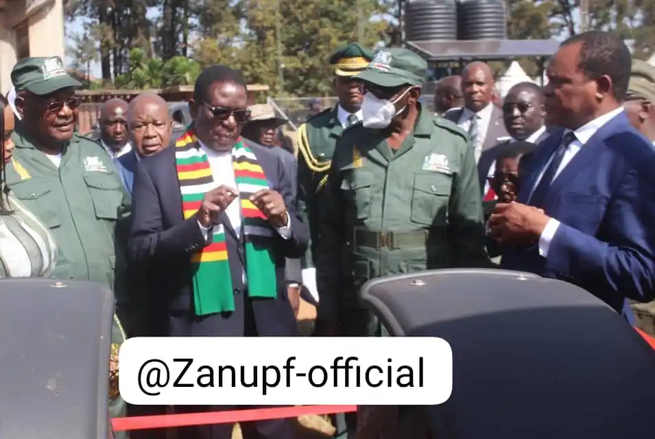 Image from ZANU PF OFFICIAL: *HIS EXCELLENCY PRESIDENT CDE DR E.D MNANGAGWA LAUNCHES THE PRESIDENTI...