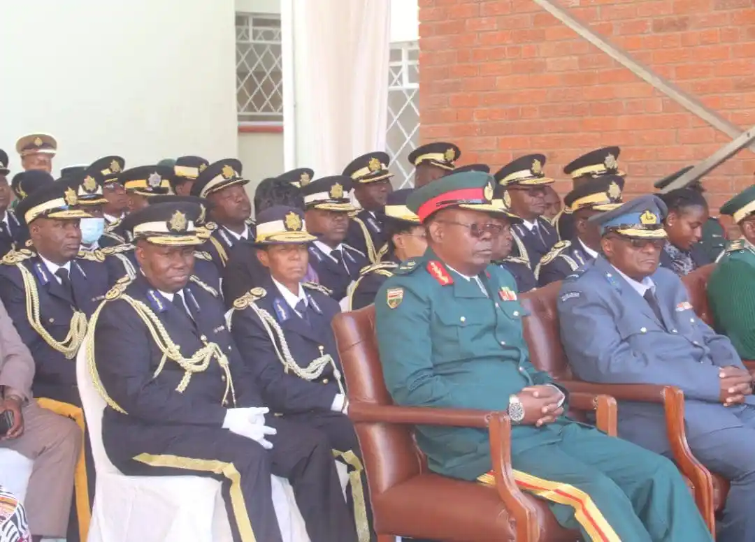 Image from ZANU PF OFFICIAL: *HIS EXCELLENCY PRESIDENT DR E.D MNANGAGWA COMMISSIONS THE POLICE CHIM...