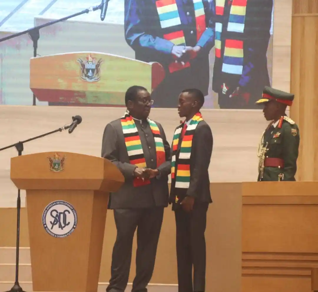 Image from ZANU PF OFFICIAL: *HIS EXCELLENCY PRESIDENT DR E.D MNANGAGWA OFFICIALLY OPENS THE 33RD S...