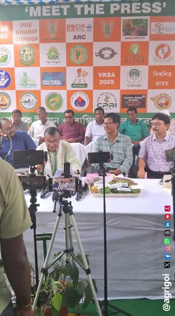 Image from AgriGoI: Hon’ble Minister of Agriculture, Government of Tripura, Shri Ratan Lal...