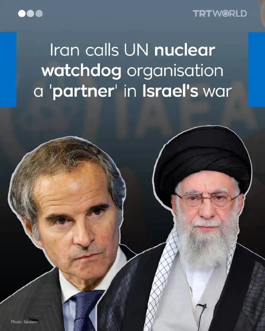 Image from 🇵🇸***PALESTINE NEWS UPDATE***🇵🇸: Iran has formally criticised the International Atomic Energy Agency’s ...