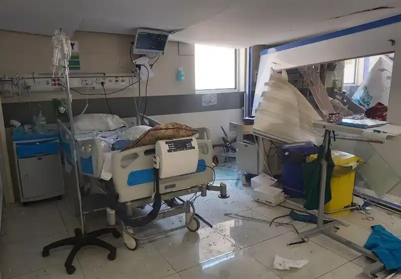 Image from TRPrensa: 💥📍Israel apuntó al Hospital Farabi en Kermanshah, en el oeste de Irá...