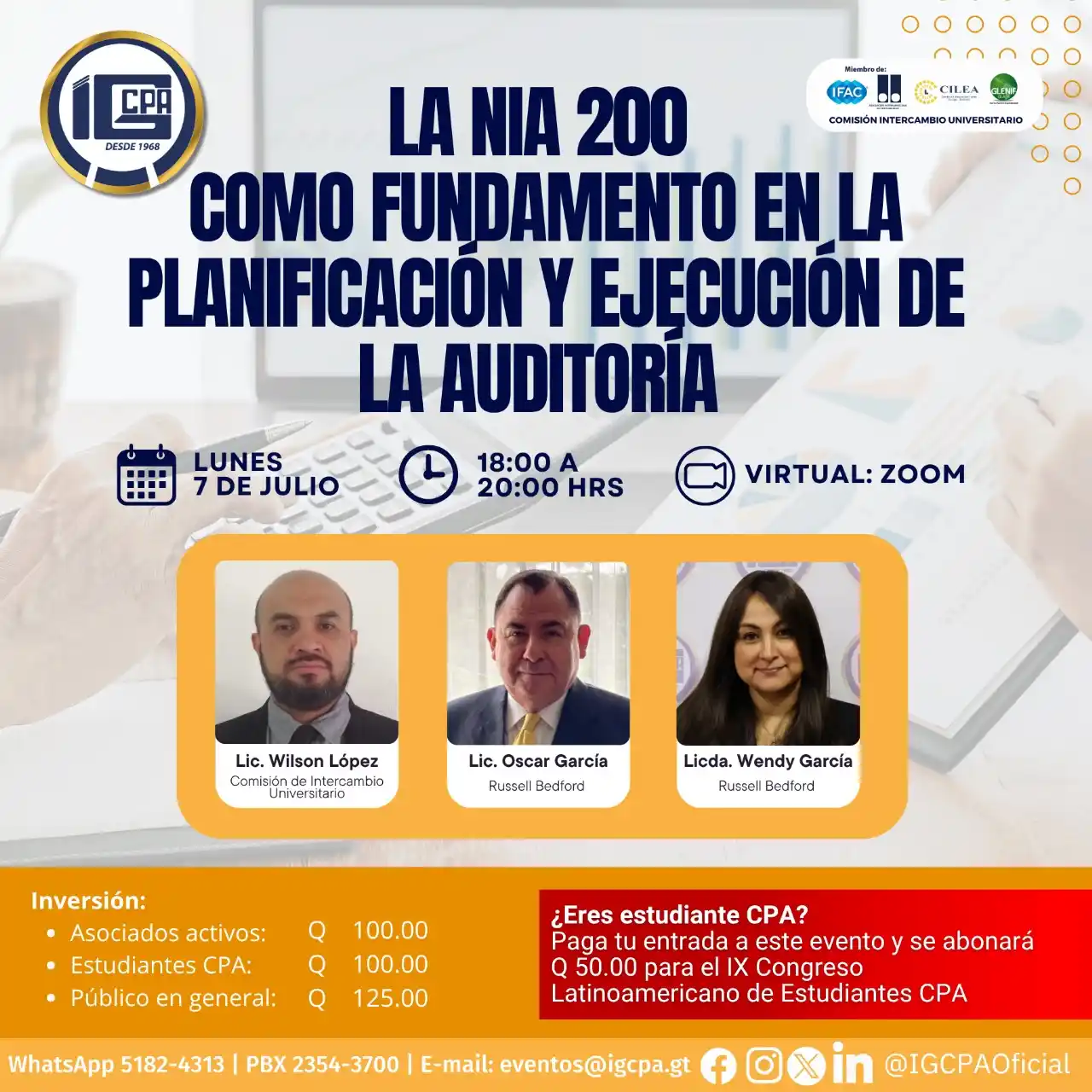Image from 🔵 Instituto Guatemalteco de Contadores Públicos y Auditores : ⭕ La NIA 200 como fundamento en la planificación y ejecución de la aud...