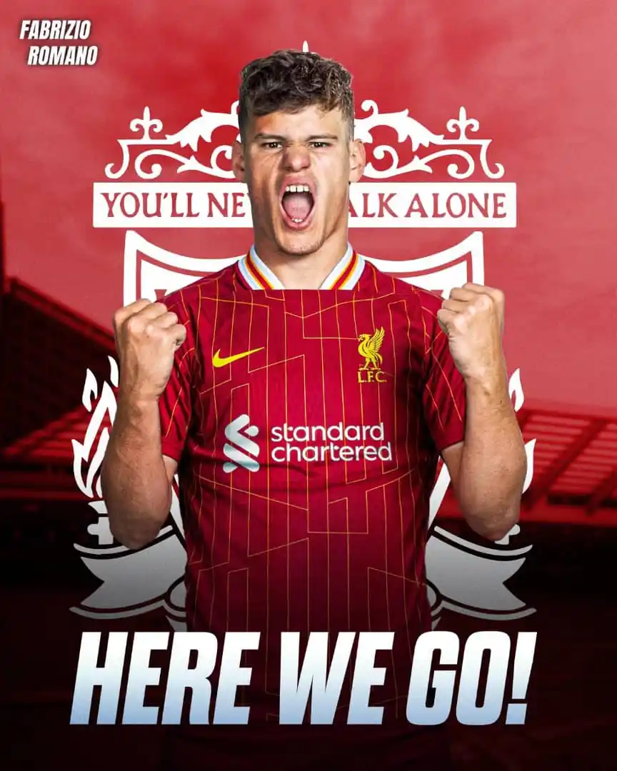 Image from Goal Arena: 🚨 Liverpool reach agreement with Bournemouth to sign Milos Kerkez. De...