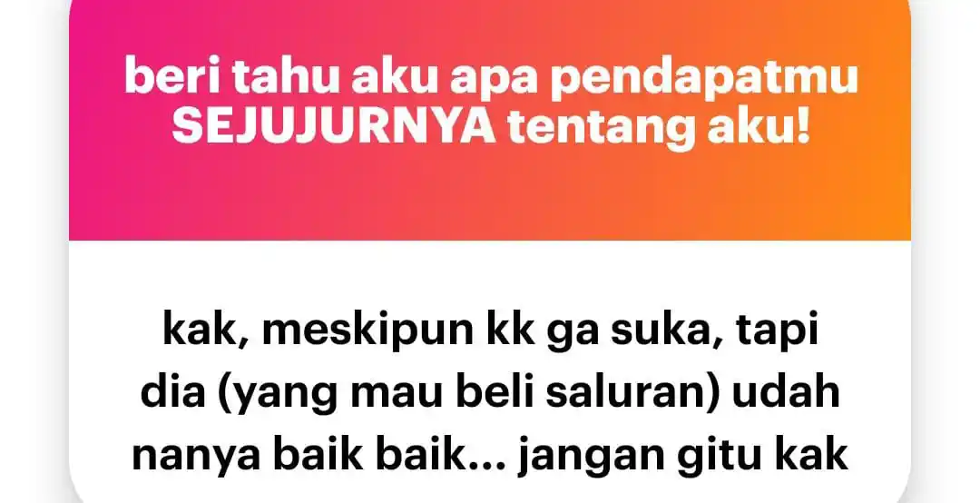 Image from 🪳Kecoa Punya Dinda Nezha 😈: Maaf agak muak aja hadapi gitu, ga semua menghadapi itu baik... Orang²...