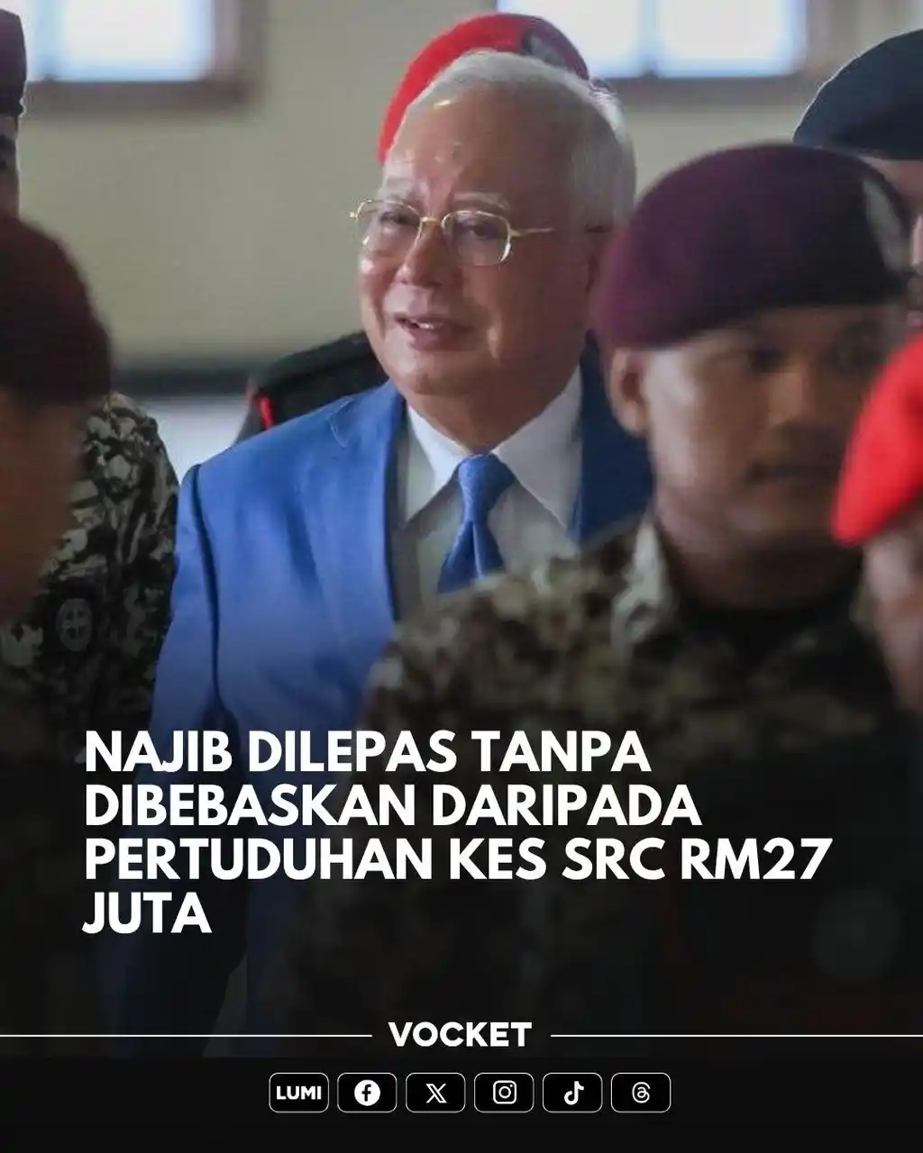 Image from VOCKET: Mahkamah Tinggi KL sebentar tadi buat keputusan melepas tanpa membebas...
