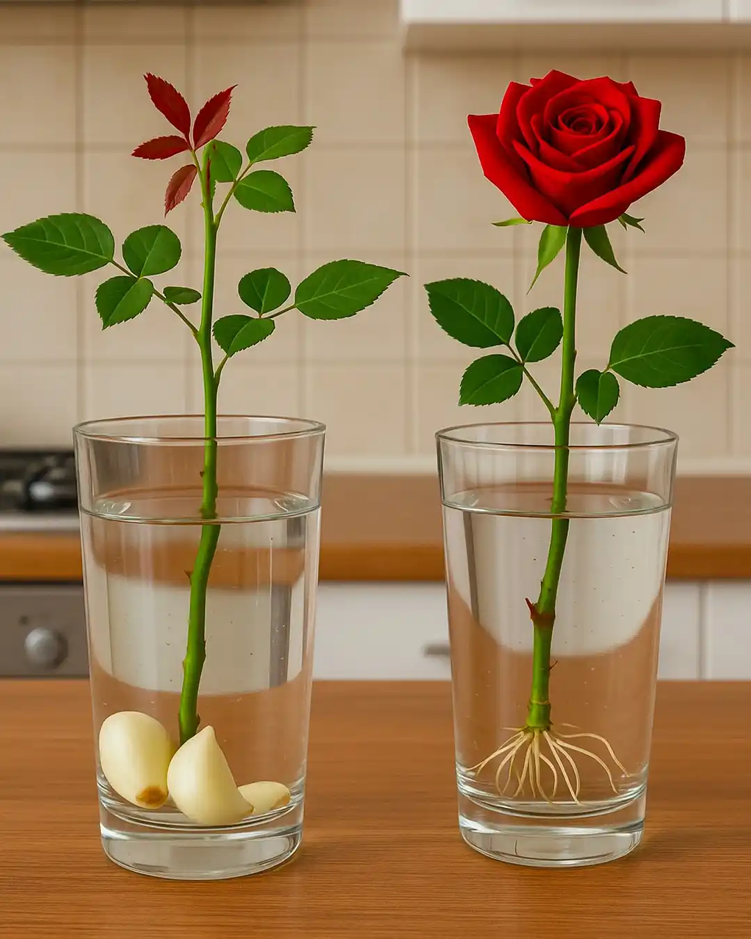 Image from Ohga: 🌹 *Metti l’aglio vicino alle rose… e guarda cosa succede! 🌿* Un truc...