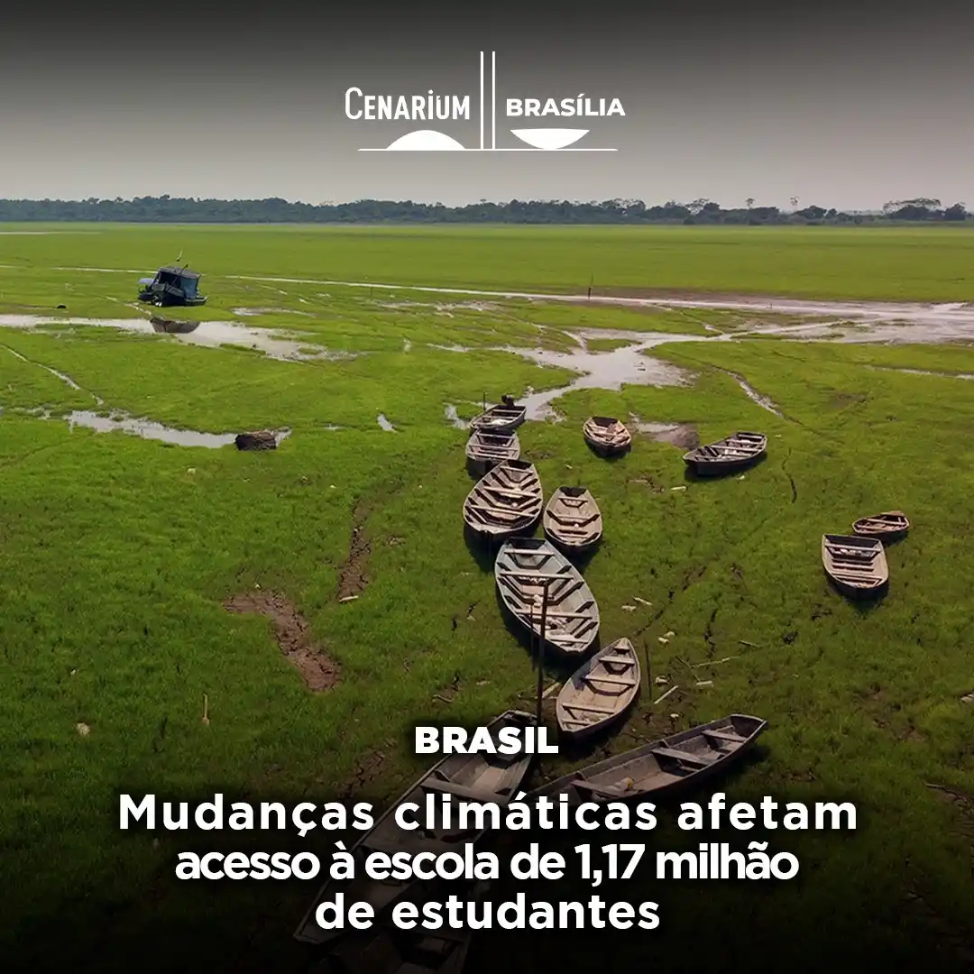 Image from CENARIUM: ➡️ *Mudanças climáticas afetam acesso à escola de 1,17 milhão de estud...