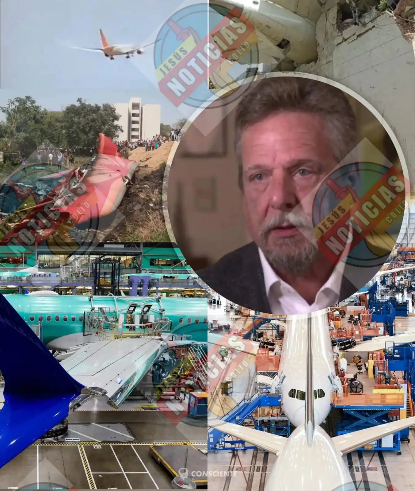Image from JESÚS COLIO NOTICIAS                           (Sin Censura): ✈️⚠️ MUERE DENUNCIANTE DE BOEING  🕯️ John Barnett, exdirector de cali...