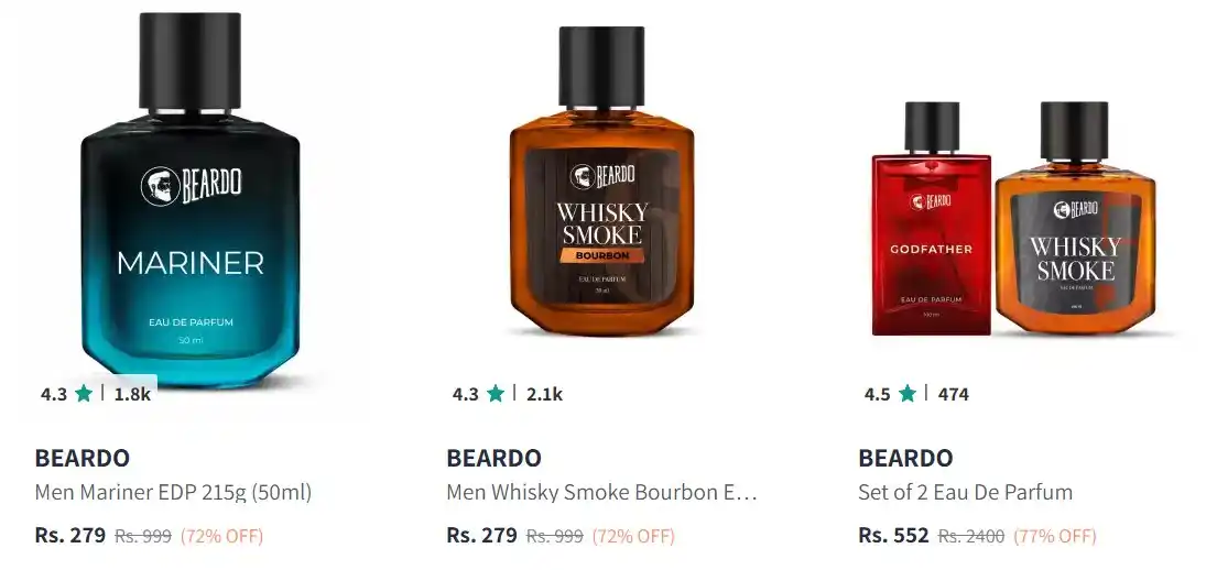 Image from 📢 AsliSKP x Hidden Discount Deals & Offers 🤑 🛍️: ⭐ Myntra : Beardo perfumes at Min 70% off Link : https://myntr.it/3DU...