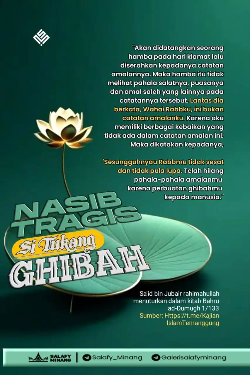 Image from Poster Faedah: Nasib Tragis Si Tukang Ghibah...