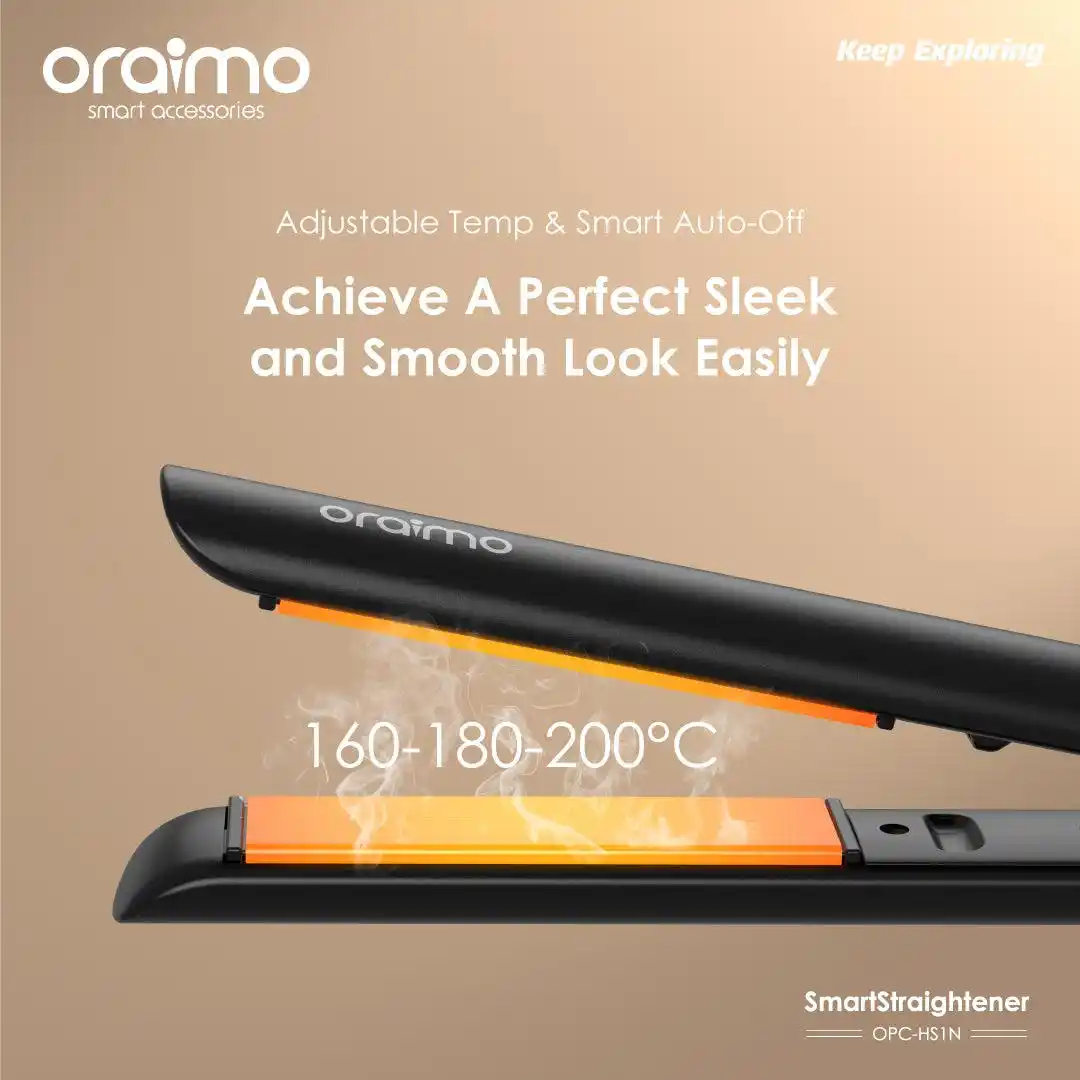 Image from VILLAGE TECH: *Oraimo Smart Hair Straightener* _OPC-HS1N_ 🍃Multi-style Shapping �...