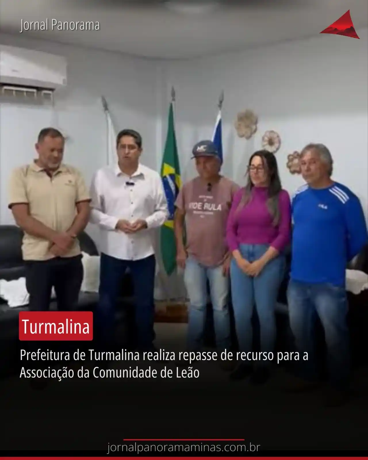 Image from JORNAL PANORAMA: Prefeitura de Turmalina realiza repasse de recurso para a Associação d...