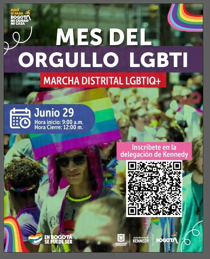 Image from EN BOGOTÁ SE PUEDE SER 🏳️‍🌈🏳️‍⚧️: 🌈 ¿Quieres ser parte de la delegación de la Localidad de Kennedy en l...