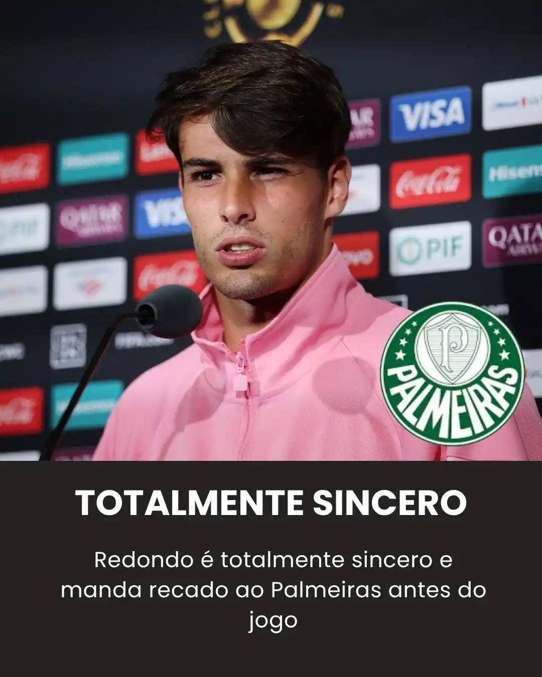 Image from Bolavip | Sou Palmeiras: Redondo, do Inter Miami, teve a coragem de falar que o Palmeiras é... ...