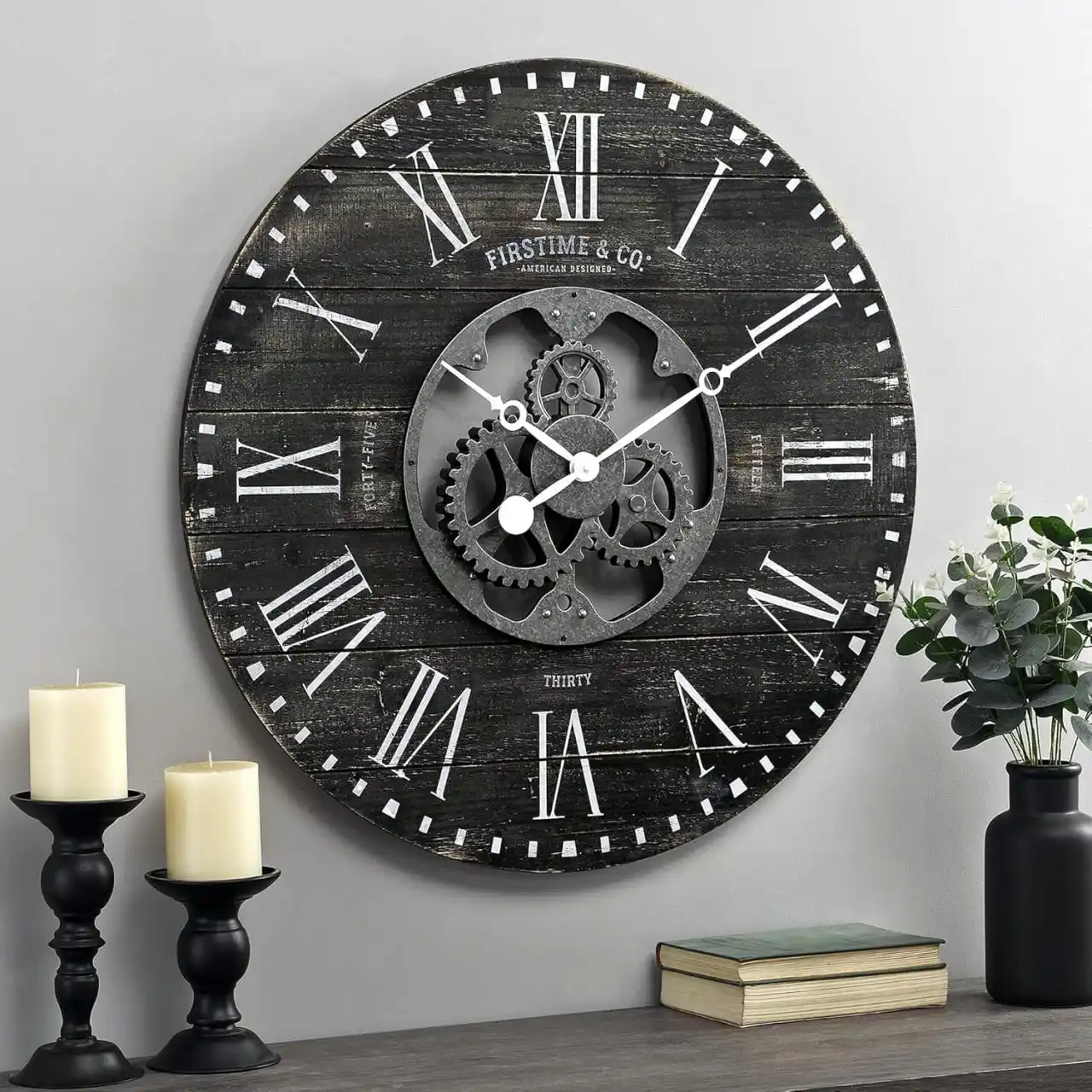 Image from Ofertones México : ¡RELOJ DE PARED CON ENGRANAJES PARA DECORAR TU HOGAR! 🕰✨ Amazon: Firs...