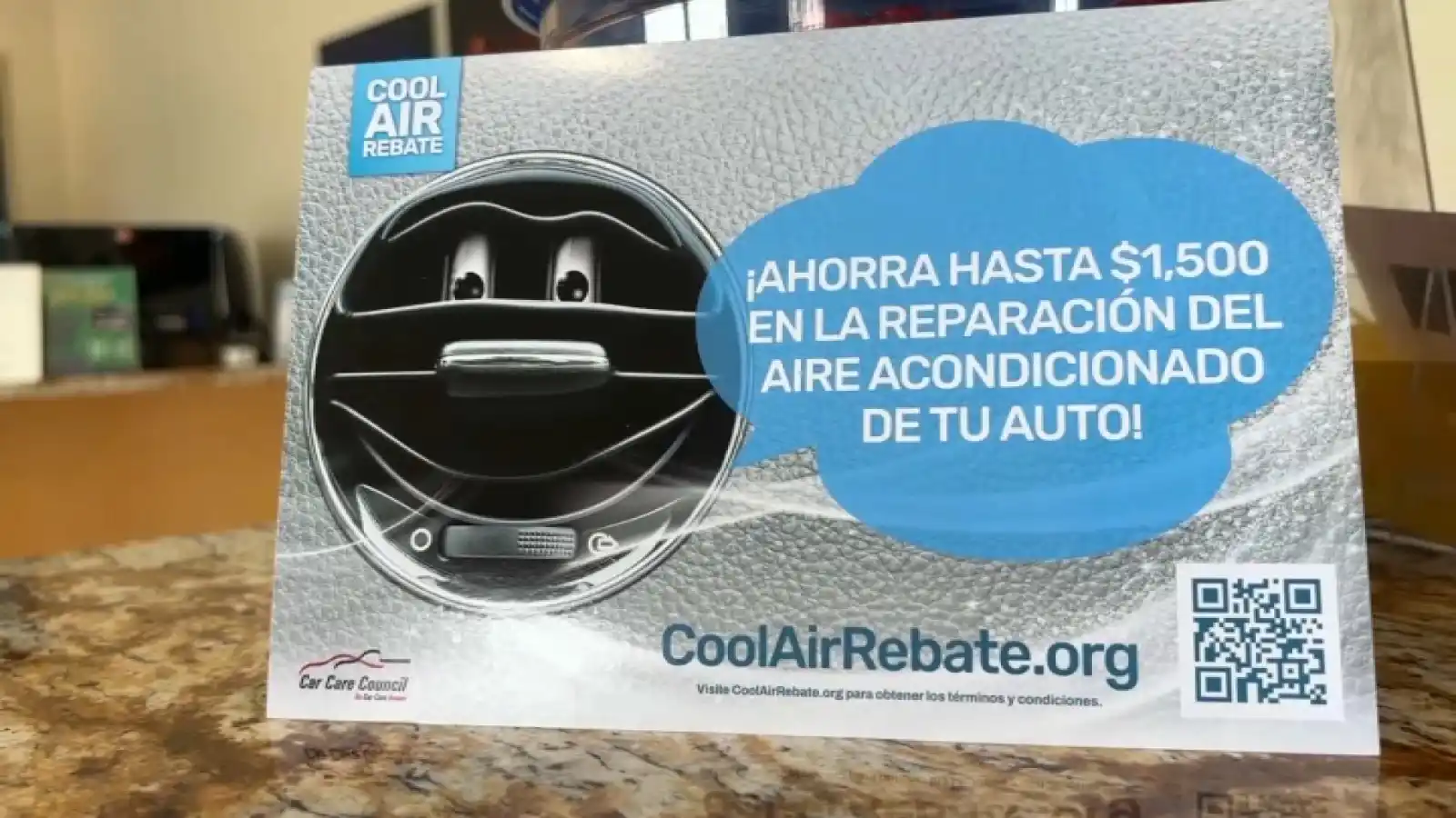 Image from Telemundo 48 Área de la Bahía: Si se te dañó el aire acondicionado de tu vehículo puedes aplicar al p...