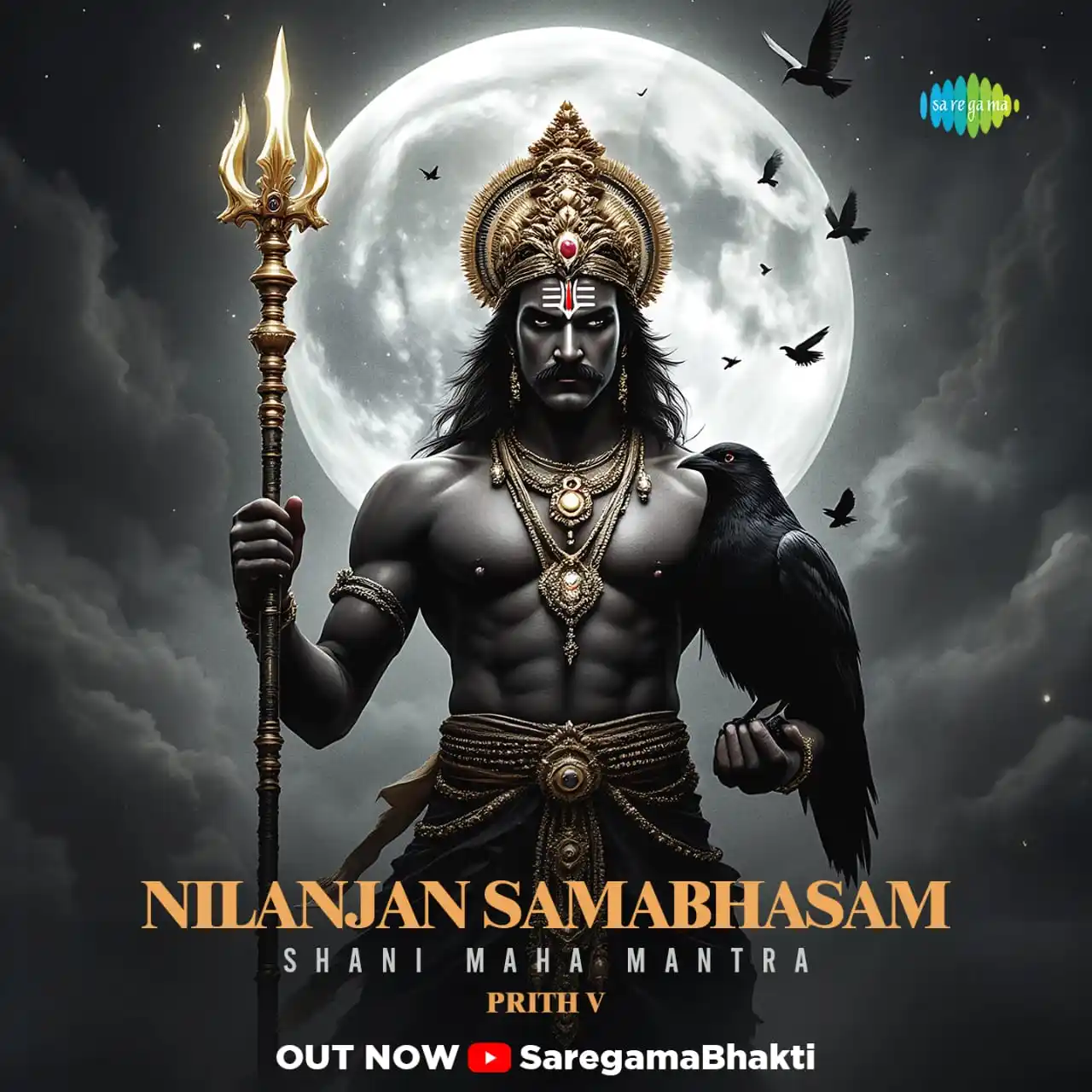 Image from Saregama Bhakti: Start your day with the powerful 'Shani Maha Mantra- Nilanjan Samabhas...