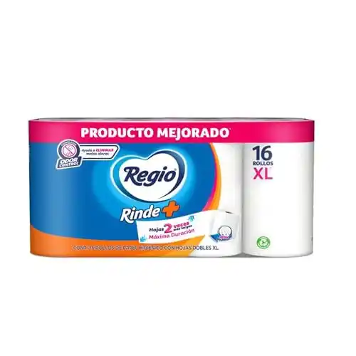 Image from Ofertones México : ¡SÚPER OFERTA! PAPEL HIGIÉNICO REGIO RINDE+ 16 ROLLOS XL 🧻✨ Amazon: R...