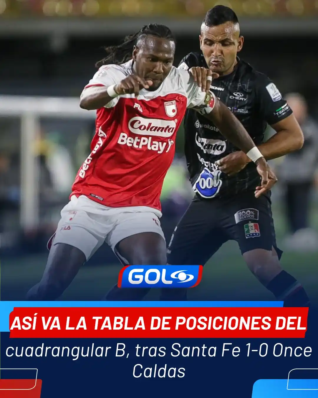 Image from Gol Caracol: 👉🏻 Tabla cuadrangular B de la Liga BetPlay l-2025, tras victoria de ...