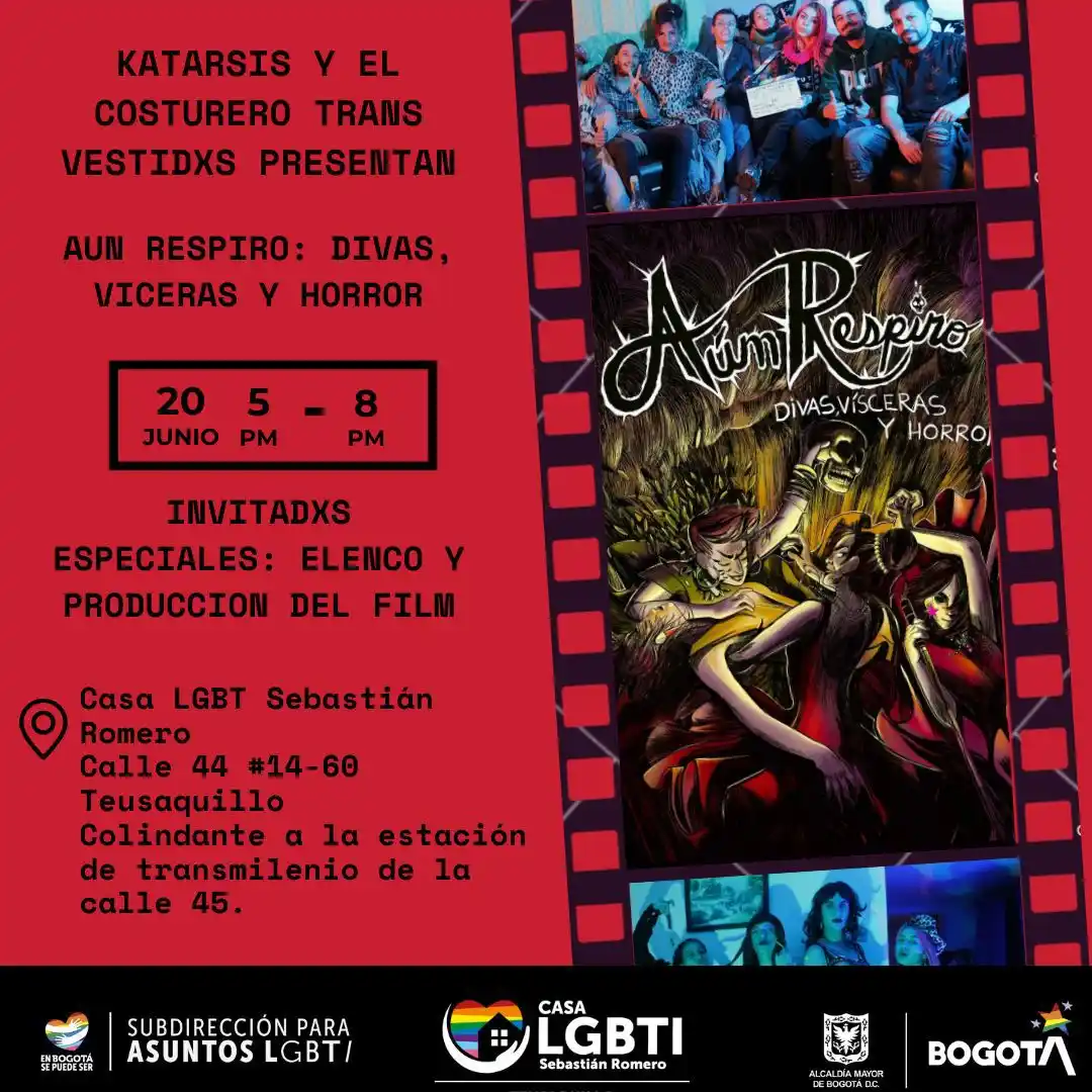 Image from EN BOGOTÁ SE PUEDE SER 🏳️‍🌈🏳️‍⚧️: ¡🎬✨ Te invitamos a vivir una noche de cine, arte y resistencia!  📽️ ...