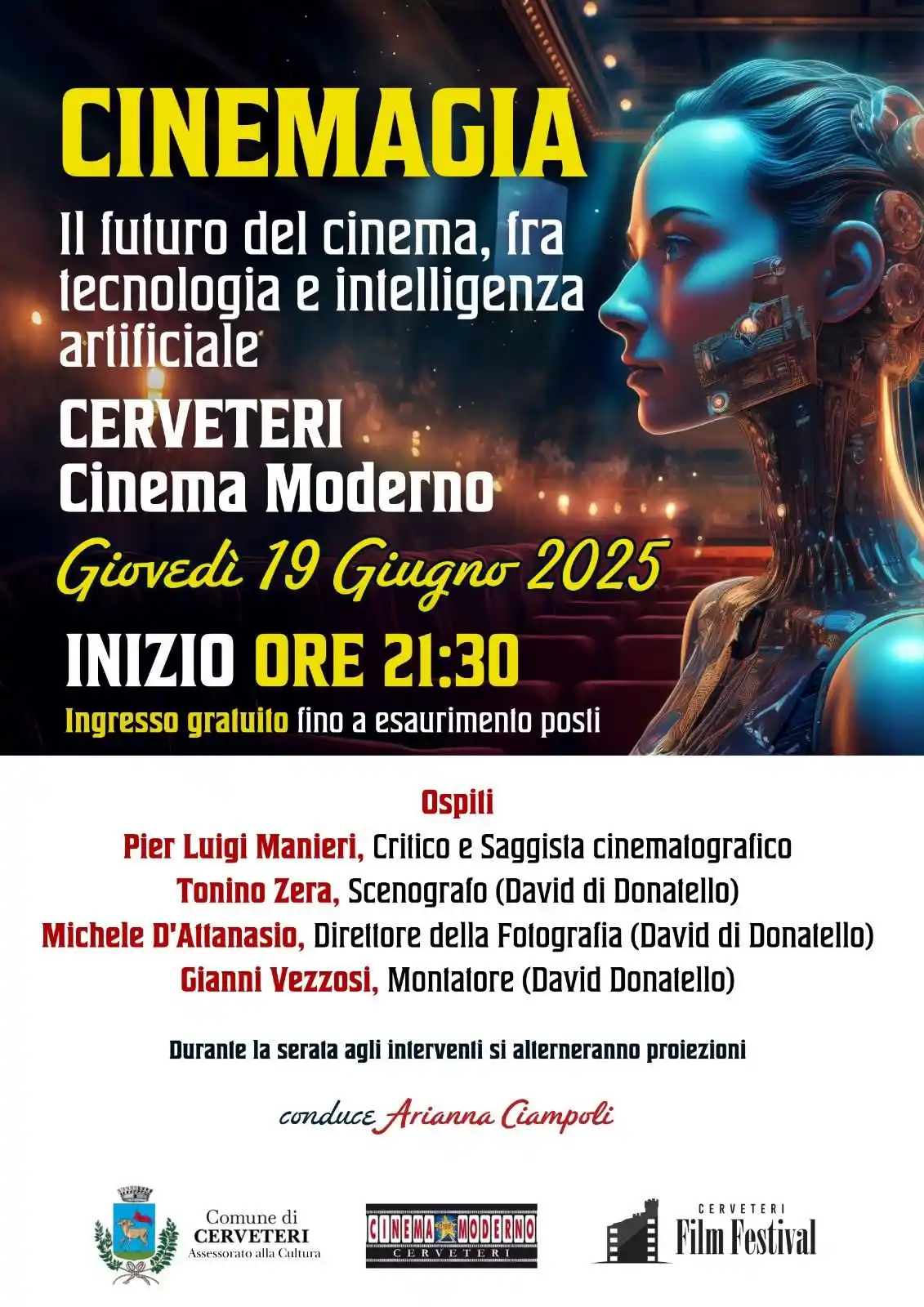 Image from Comune di Cerveteri: Terzo ed ultimo appuntamento oggi al Cinema Moderno Cerveteri con "Cin...