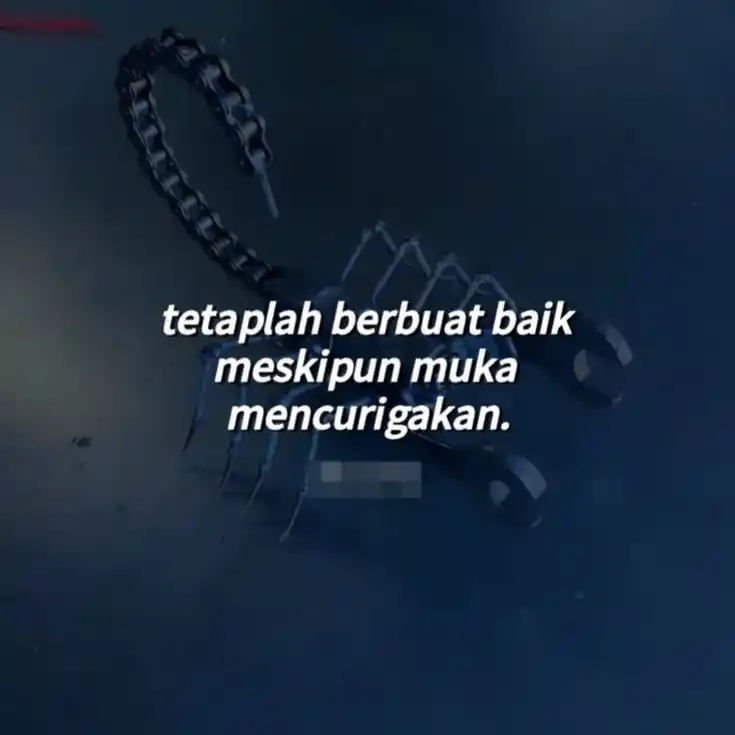 Image from PG soft: *Tetap berbuat baik, walau muka mencurigakan—kebaikan tak butuh alasan...
