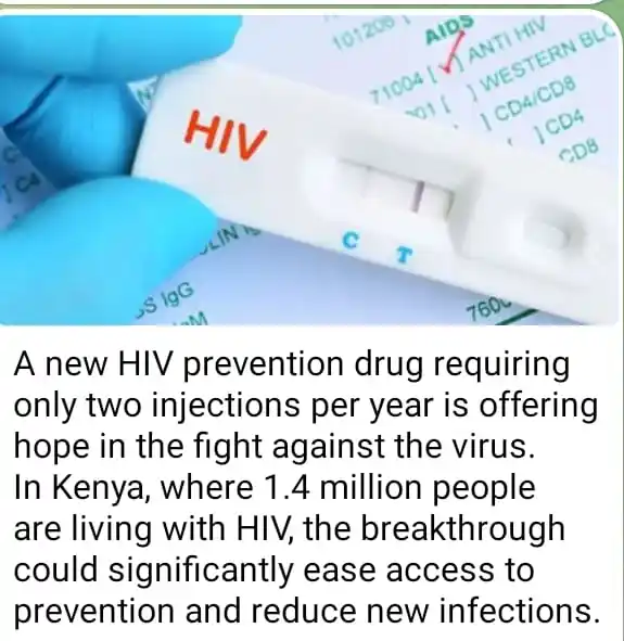Image from World News | TechByte: The FDA has approved Yeztugo, a new injectable shot for HIV prevention...