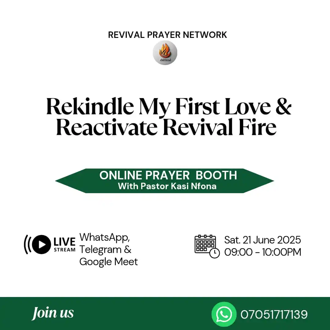 Image from Revival Prayer Network : There was a time when Jesus was your obsession—your first thought in t...