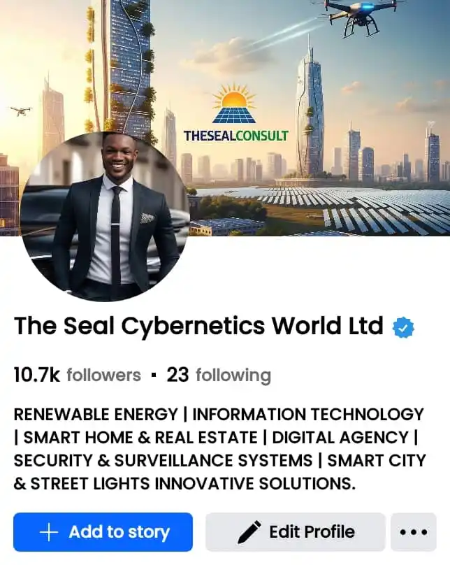 Image from THE~SEAL CYBERNETICS WORLD LTD: 🧰⚒️🪛🛠️  THE~SEAL CYBERNETICS WORLD LTD RC:7050078   RENEWABLE ENERG...