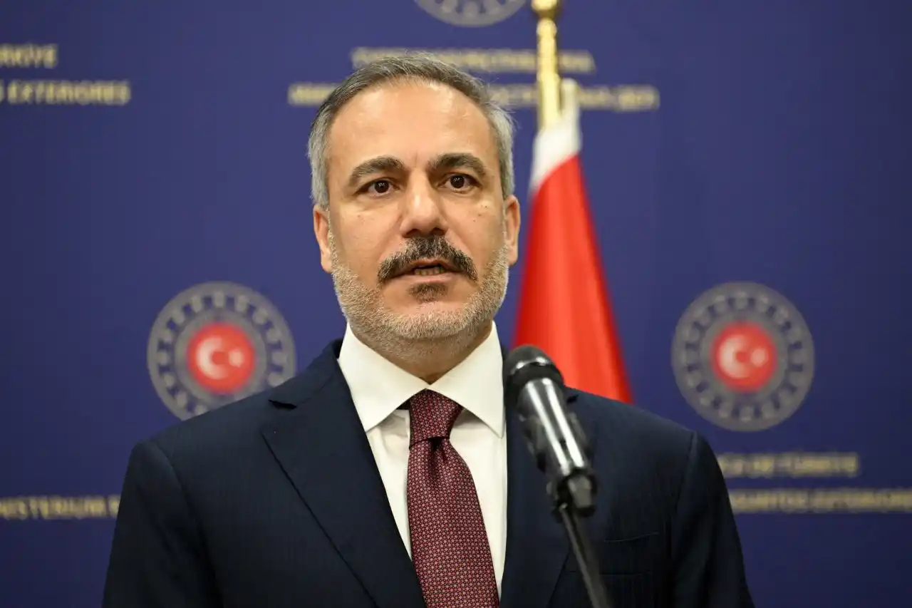 Image from Quds News Network: Turkish Foreign Minister: Israel is leading the region into a full-blo...