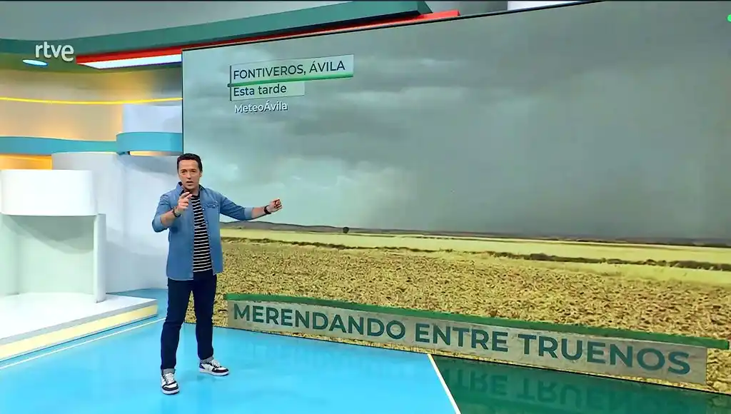 Image from MeteoAvila Canal: 📺 TV | Ayer meteoavila salió en el programa de @aquilatierratve con e...