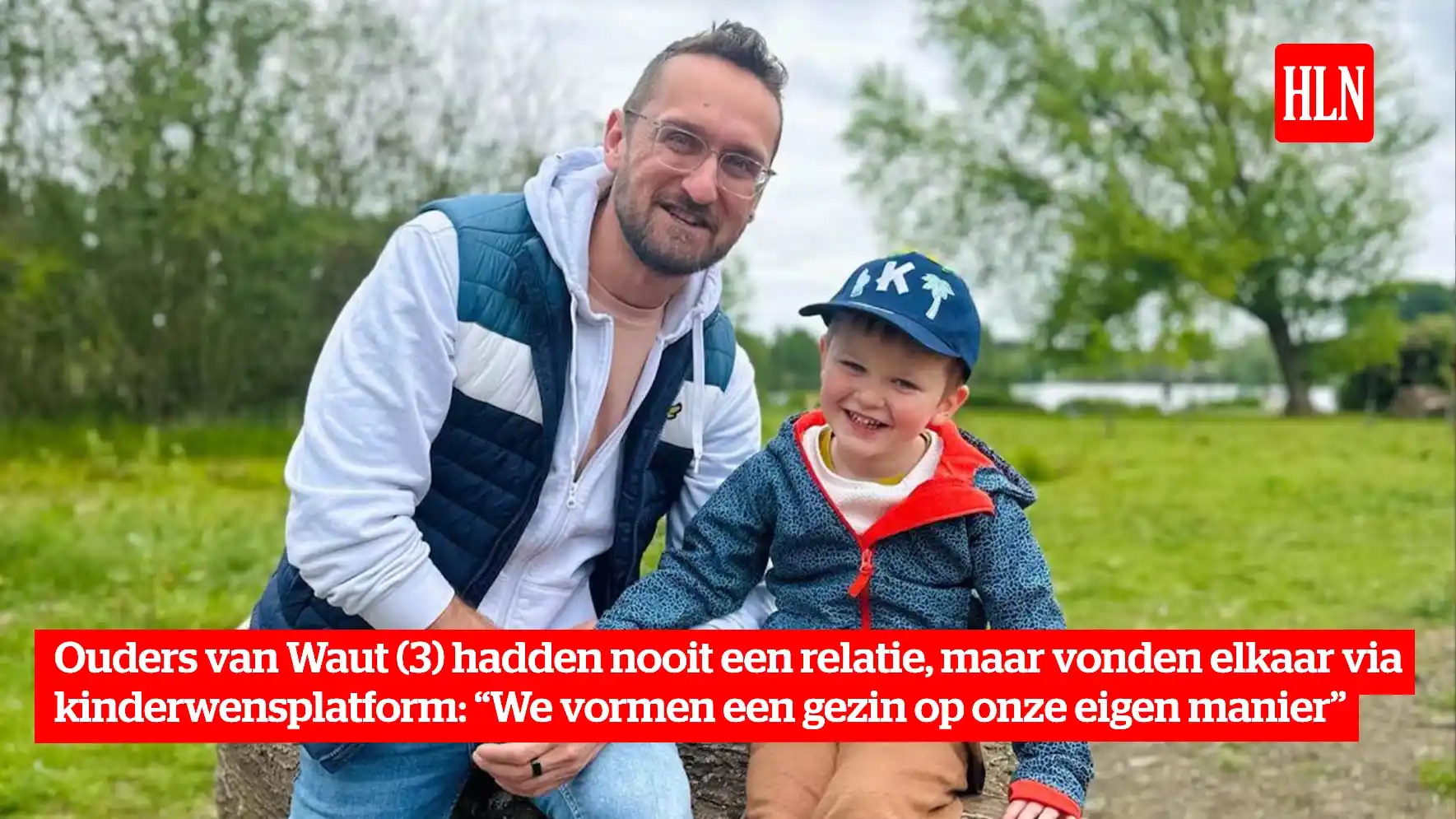 Image from HLN.be: Twee co-ouders die bewust kiezen voor een kind samen, zonder ooit een ...